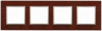 4 постовая рамка вишня ЭРА Элеганс 14-5304-08