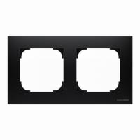2 постовая рамка черный бархат ABB Sky Niessen 2CLA857200A1501