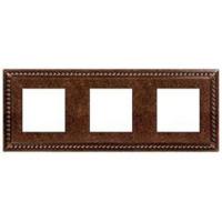 Рамка 3-пост Состаренная медь Fede Sevilla FD01233RU