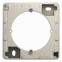 Коробка для наружного монтажа Systeme Electric Glossa, молочный GSL000900