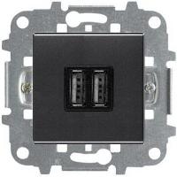 USB зарядка антрацит ABB Zenit 2CLA228500N1801|2CLA227190N1001