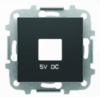 USB зарядка черный бархат ABB Sky Niessen 2CLA858500A1501|2CLA818500A1001