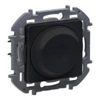 Светорегулятор поворотно-нажимной 300 Вт, до 75 Вт LED антрацит Inspiria 673793