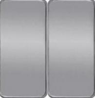 Выключатель двухклавишный 10А Fede FD04311CBx2 | FD16505x2 | FD16-BAST