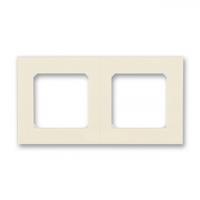 Рамка 2 постовая ABB Levit слоновая кость - белый 2CHH015020A6017
