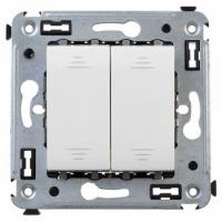 Выключатель 2-клав. белый DKC Avanti 4400104