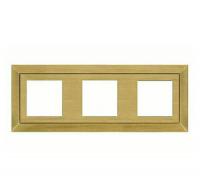 Рамка 3-пост Матовая патина Fede Barcelona  FD01253PM