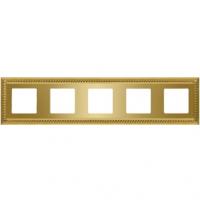 Рамка 5-пост Светлое золото Fede Sevilla FD01235OB