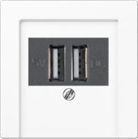 usb зарядка | розетка Jung 260205+A569PLTWW