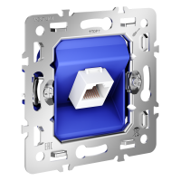 Механизм RJ45 кат.6 для розетки компьютерной Voltum S70 металл (VLS0601M)