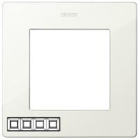 Рамка 4 местная слоновая кость 2400640-031 Simon 24 Essence