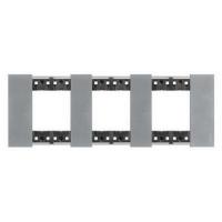 3 постовая рамка луна Bticino Living Now KA4802M3NW