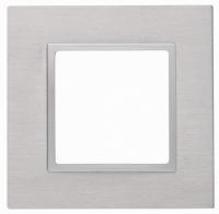 1 постовая рамка алюминий ЭРА Элеганс 14-5201-03