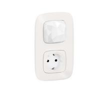 Valena Allure стартовый пакет: шлюз WiFi + умная розетка + главный беспроводной выключатель "Я дома/Я вне дома" цвет жумчуг