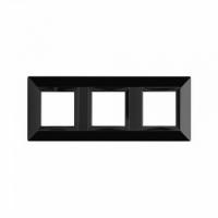 3 постовая рамка - черная DKC Avanti 4402856