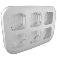 Рамка накладная 6 постовая цвет белый 782296 Legrand Quteo
