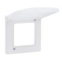 Рамка с защитной крышкой IP44 белая Inspiria 673920