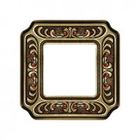 Рамка 1-пост Светлая бронза Fede Palace FD01351PBCL