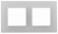 2 постовая рамка белая ЭРА Элеганс 14-5102-01
