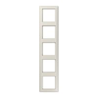 Рамка 5-местная Jung AS500 слоновая кость AS585