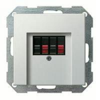 Розетка для стерео-громкоговорителя GIRA пластик белый глянцевый 110910 | 0276112