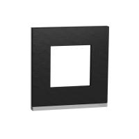 Рамка 1-постовая горизонтальная Unica PURE Schneider Electric СЛАНЕЦ NU600287