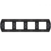 Рамка 4-пост Графит Fede san remo FD01424GR