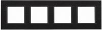 4 постовая рамка черное дерево ЭРА Элеганс 14-5304-05