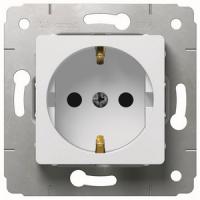 Розетка с заземлением  773659 Legrand Cariva цвет белый