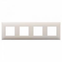 4 постовая рамка ванильная дымка DKC Avanti 4405908