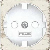 Розетка с шторками 2к | 3 16А 250 Fede FD16523 | FD04314BD | FD16-BAST