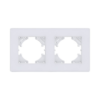 Рамка 2-постовая, белый Kollinger Eleganz Acryl EA2WH