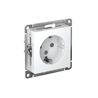 Розетка с заземлением 16А Systeme Electric Atlas Design, лотос ATN001343