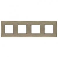 Рамка 4-пост Никель сатин Fede Madrid  FD01244NS