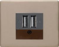 usb зарядка | розетка 260205 | 10340001 Berker