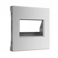 Компьютерная розетка rj45 двойная UTP cat 5e серебряная матовая Werkel W1181101 + W1191165