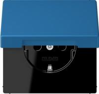 Розетка с крышкой Jung bleu céruléen 31 LC1520KIKL32030