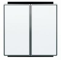 Выключатель 2-клав. белый ABB Sky Niessen 2CLA811100A1001|2CLA851100A1101