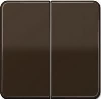 Выключатель двухклавишный Jung CD500 505U+CD595BR