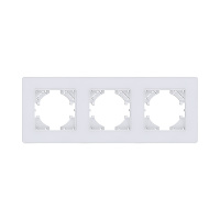 Рамка 3-постовая, белый Kollinger Eleganz Acryl EA3WH