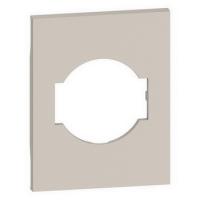 KM03M3 Bticino Living Now накладка плоской розетки 3 модульная (итальянский стнадарт) песочная