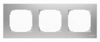 3 постовая рамка серебро ABB Sky Niessen 2CLA857300A1301