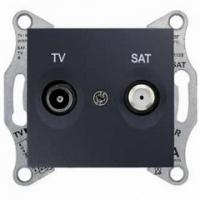 Розетка TV/SAT оконечная 1dB Schneider Sedna SDN3401670
