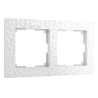 Рамка из пластика на 2 поста Hammer белый Werkel Hammer белый W0022401