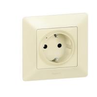 Valena Life Умная розетка 2К+З 16А 230В цвет слоновая кость