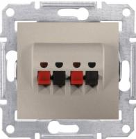 Розетка аудио двойная Schneider Sedna SDN5400168