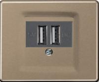 usb зарядка | розетка Jung SL500 260205+SL569TGB