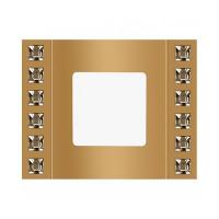 Рамка 1-пост Velvet Fede Crystal De Luxe FD01271OR