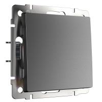 Выключатель одноклавишный графит матовый Werkel Встраиваемые механизмы графит матовый W1110064