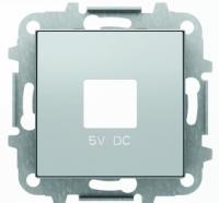 USB зарядка алюминий ABB Sky Niessen 2CLA858500A1301|2CLA818500A1001